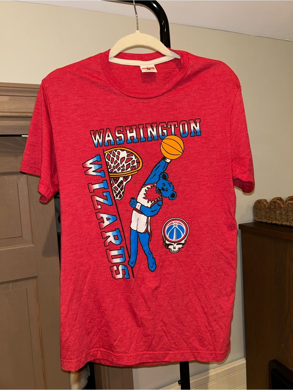 HOMAGE Washington Wizards x Grateful Dead T Shirt Men’s Medium